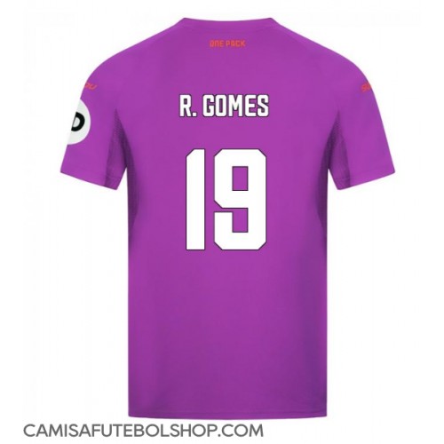 Camisa de time de futebol Wolves Rodrigo Gomes #19 Replicas 3º Equipamento 2024-25 Manga Curta